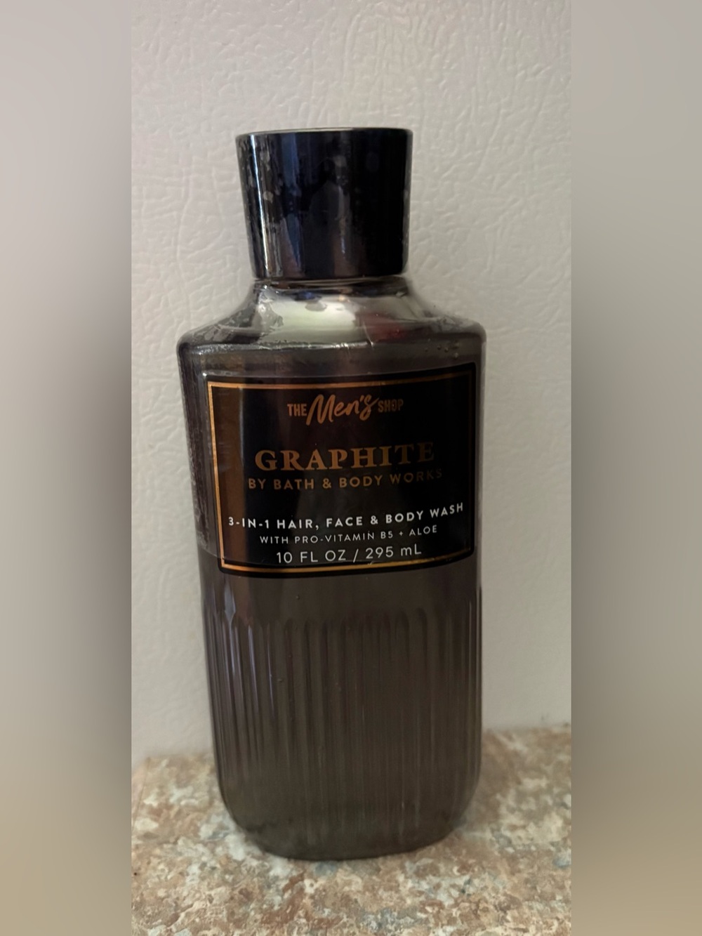 Bath & Body Works Graphite 3 in 1 Hair Face Body Wash 10 oz NEW FREE SHIPPING